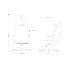 UNIQUE NEZ ergonomikus irodai szék, összeszerelt