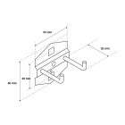 JAN NOWAK Dupla kampó, 25 mm