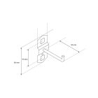 JAN NOWAK Fém kampó, 50 mm