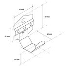 JAN NOWAK Fém kampó