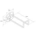 JAN NOWAK Fém akasztó, 155 mm