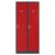 JAN NOWAK KACPER pléh öltözőszekrény, kétmodulos, 800x1800x500, modell antracit-piros