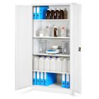 JAN NOWAK JAN H fém iratszekrény 900x1950x400, modell fehér