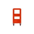 JAN NOWAK HUGO szerszámtartó műhelykocsi polcokkal 700x780x400, piros