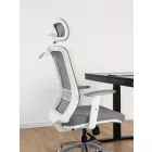 Unique ASOS irodai szék, fehér-szürke