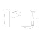 Unique Állítható karfa AD18, Mobi székekhez