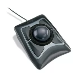   Egér, vezetékes, optikai, hanyattegér, USB, KENSINGTON "Expert"