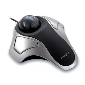   Egér, trackball, vezetékes, optikai, USB, KENSINGTON "Orbit", ezüst