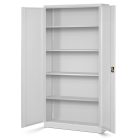 JAN NOWAK JAN H 4x készlet, fém iratszekrény 900x1950x400, modell szürke