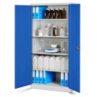 JAN NOWAK JAN H 4x készlet, fém iratszekrény 900x1950x400, modell szürke-kék