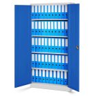 JAN NOWAK JAN H 4x készlet, fém iratszekrény 900x1950x400, modell szürke-kék