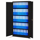 JAN NOWAK JAN H 4x készlet, fém iratszekrény 900x1950x400, modell fekete