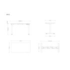 UNIQUE ASTRA állítható magasságú íróasztal 