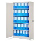 JAN NOWAK JAN 4x készlet fém iratszekrény 900x1850x400, modell fehér/ sonoma tölgy