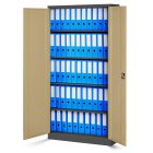 JAN NOWAK JAN 4x készlet fém iratszekrény 900x1850x400, modell antracit-dió