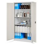 JAN NOWAK JAN H 4x készlet, fém iratszekrény 900x1950x400, modell fehér-sonoma tölgy