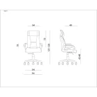 UNIQUE CELIO vezetői irodai szék, valódi bőr