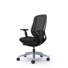 Okamura Sylphy prémium ergonomikus irodai szék - fekete váz, fekete hálós háttámla