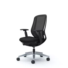   Okamura Sylphy prémium ergonomikus irodai szék - fekete váz, fekete hálós háttámla