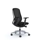 Okamura Sylphy prémium ergonomikus irodai szék - fekete váz, fekete hálós háttámla
