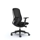 Okamura Sylphy prémium ergonomikus irodai szék - fekete váz, fekete hálós háttámla