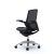 Okamura Finora prémium ergonomikus irodai szék - fekete váz, króm keret, fekete háló