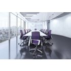 Okamura Finora prémium ergonomikus irodai szék - fehér váz, fehér keret, szürke háló