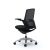 Okamura Finora prémium ergonomikus irodai szék - fekete váz, fekete keret, fekete szövetes ülőlap