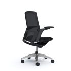 Okamura Finora prémium ergonomikus irodai szék - fekete váz, fekete keret, fekete szövetes ülőlap