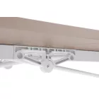 UNIQUE Carl II görgős tárgyalóasztal, 200x100 cm, fehér váz, többféle asztallap