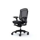 Okamura Contessa II prémium ergonomikus irodai szék - fekete váz, fekete keret, fekete szövet