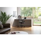 Okamura Contessa II prémium ergonomikus irodai szék - fekete váz, fekete keret, fekete háló