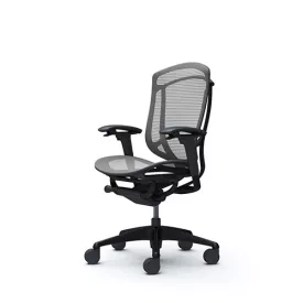   Okamura Contessa II prémium ergonomikus irodai szék - fekete váz, fekete keret, szürke háló