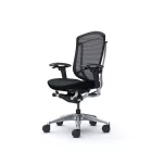 Okamura Contessa II prémium ergonomikus irodai szék - fekete keret, fekete szövetes ülőlap