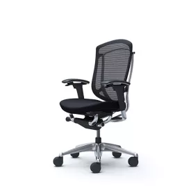   Okamura Contessa II prémium ergonomikus irodai szék - fekete keret, fekete szövetes ülőlap