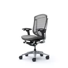 Okamura Contessa II prémium ergonomikus irodai szék - fekete keret, szürke szövetes ülőlap