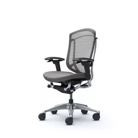   Okamura Contessa II prémium ergonomikus irodai szék - fekete keret, szürke szövetes ülőlap