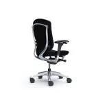 Okamura Contessa II prémium ergonomikus irodai szék - fekete keret, fekete bőr borítás