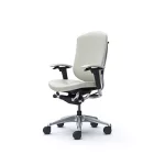 Okamura Contessa II prémium ergonomikus irodai szék - fekete keret, fekete bőr borítás