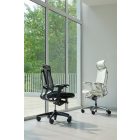 Okamura Contessa II prémium ergonomikus irodai szék - fehér keret, szürke háló