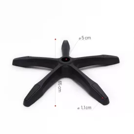 Diablo lábcsillag forgószékhez, fekete