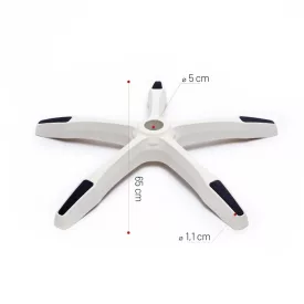 Diablo lábcsillag forgószékhez, fehér