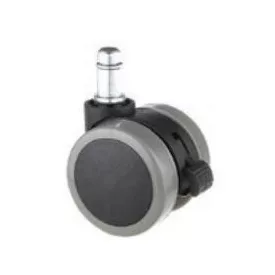 Fékezős parkettagörgő, d.50, szürke