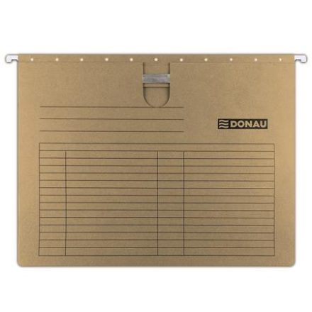 Donau Függőmappa gyorsfűző szerkezettel, barna