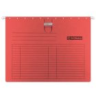 Donau Függőmappa gyorsfűző szerkezettel, piros