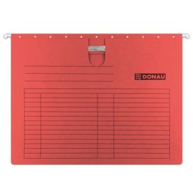 Donau Függőmappa gyorsfűző szerkezettel, piros