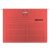 Donau Függőmappa gyorsfűző szerkezettel, piros