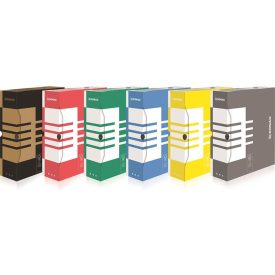 Archiválódoboz, A4, 100 mm, karton, DONAU