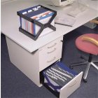 Függőmappa tároló, műanyag, DURABLE, CARRY plus, fekete