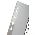 ESSELTE Regiszter, műanyag, A4, 1-10, ESSELTE, szürke